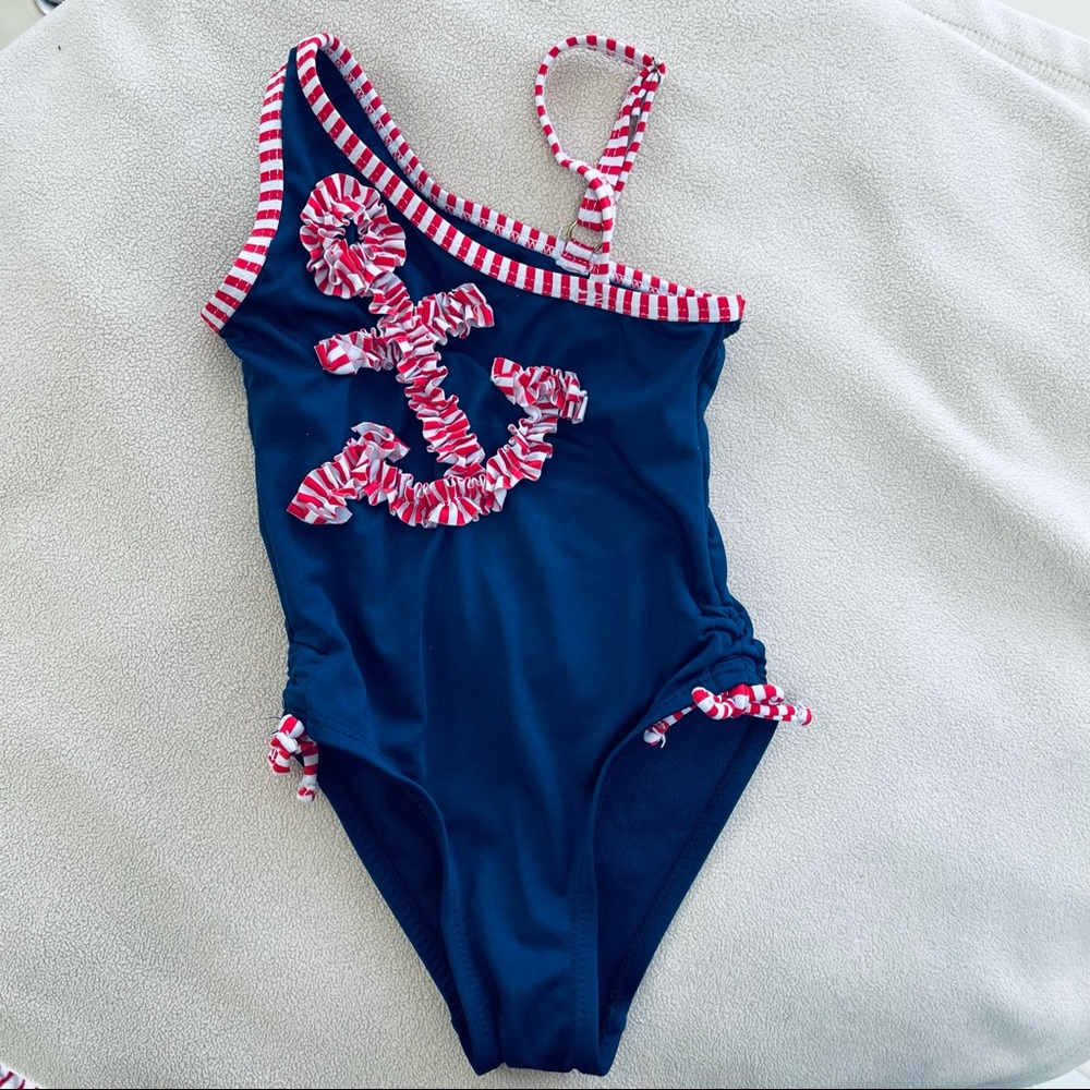Jantzen baby girls swimsuit nautical design 2T